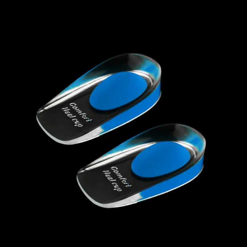 Silicone Gel Heel Pad Protector Insoles Cushion Support Cups for Heel Pain Plantar Fasciitis Relief (1 Pair)