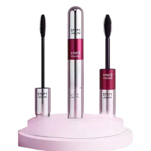 2-in-1 Mascara for Women – Volumizing & Lengthening Smudge-Proof Mascara