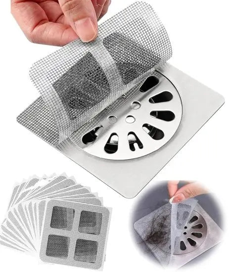 Disposable Sink Drain Cover Hair Catcher (10 Pcs)