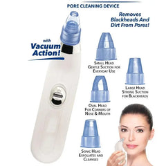 4 In 1 Blackhead Remover Vacuum Suction Device Pimple Acne Whitehead Extractor Pore Cleaner Beauty Tool