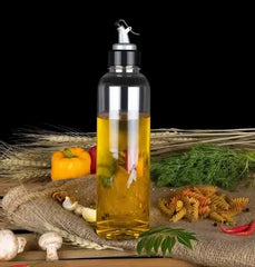 Plastic Oil Dispenser 1 Litre Cooking Oil Dispenser Bottle Oil Container,Transparent