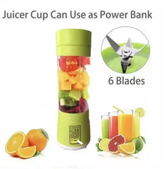 Original Multi-Purpose Portable USB Electric Juicer 6-Blade Blender Cup – Portable Blender