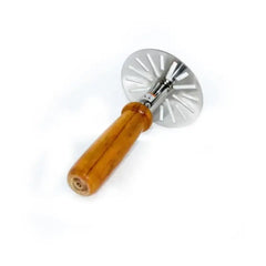 Stainless Steel Potato Masher with Wooden Handle Pav Bhaji Masher for Easy Mashing