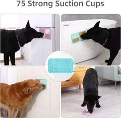 Pet Lick Mat Slow Feeder for Dogs and Cats Peanut Butter Treat Pad Anxiety Relief Feeding Mat