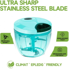Manual Pull String Food Chopper Vegetable Cutter Dori Chopper Blender for Fruits Nuts and Onions