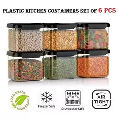 Homemet 500ml Airtight Containers Set of 6
