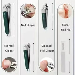 10-in-1 Stainless Steel Nail Clipper & Ear Cleaner Set