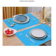 Premium Silicone Roti/Chapati Making Mat – 50×40 CM | Non-Stick, Food-Safe, Measured Pastry Mat