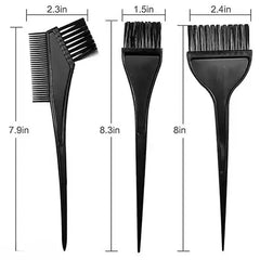 Hair Dye Color Brush & Bowl Set | 4-Piece Hair Tinting & Coloring Kit | Mixing & Application Tools