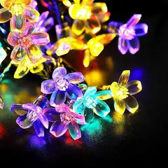 42 LED 12 Meter Silicone Flower Light Multicolor – Decorative Lights