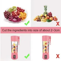 Original Multi-Purpose Portable USB Electric Juicer 6-Blade Blender Cup – Portable Blender