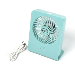 Portable Desk Fan Big Table Fan3 Step Speed Setting Fan Personal Desk Fan Suitable For Office , School & Home Use (Battery Not Include)