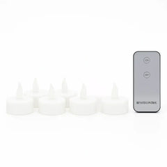 Premium 6 Piece LED Flameless Candle Light Set with Remote Control – Decorative Tealight Candles for Home & Festivals