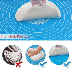 Premium Silicone Roti/Chapati Making Mat – 50×40 CM | Non-Stick, Food-Safe, Measured Pastry Mat