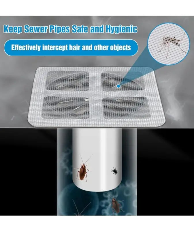 Disposable Sink Drain Cover Hair Catcher (10 Pcs)