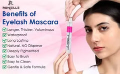2-in-1 Mascara for Women – Volumizing & Lengthening Smudge-Proof Mascara