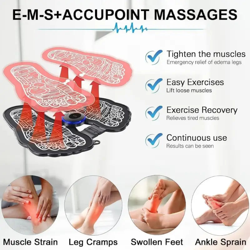 EMS Bioelectric Foot Massager Mat – Personal Care