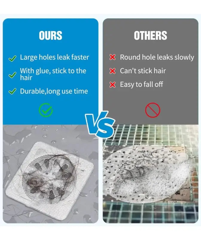 Disposable Sink Drain Cover Hair Catcher (10 Pcs)