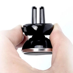Universal Magnetic Car Mobile Holder with 360° Rotation for Dashboard & Air Vent